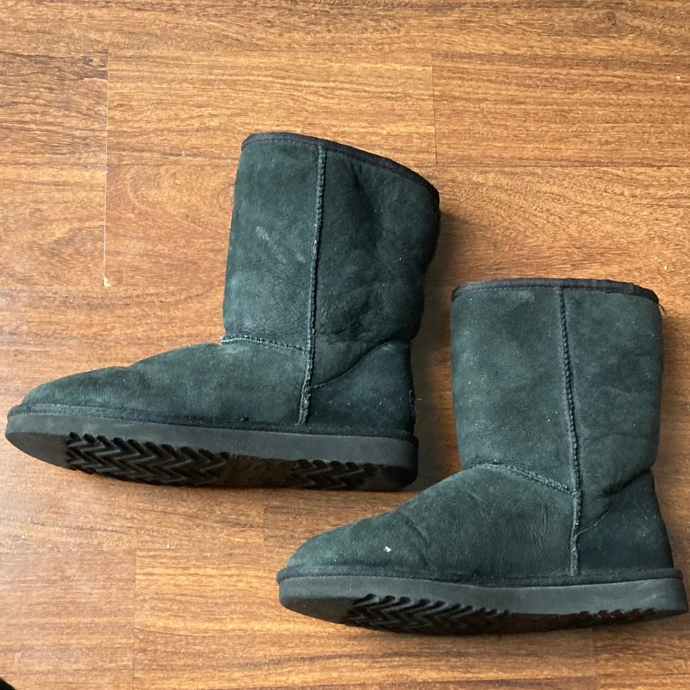 UGG Black Suede Boots Sz 7